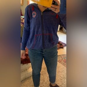 Nike womens Chicago cubs lightweight zip up